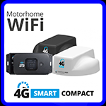 Motorhome WIFI 4G Smart Compact 4G Antenna with 4G Router & Dock button